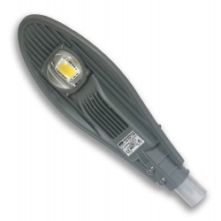 Lampa uliczna LED 50W/230V IP65 z czujnikiem zmierzchu SZARA