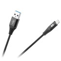REBEL Apple Lightning - USB, black, 1 m