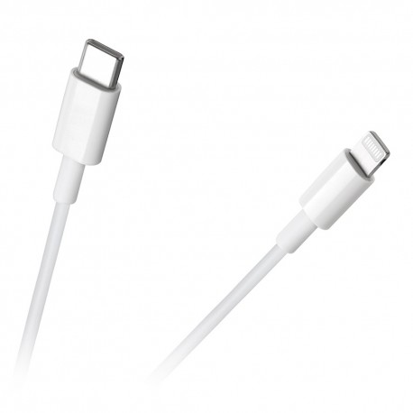 REBEL Apple Lightning - USB-C, white, 1 m