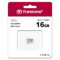 TRANSCEND microSDHC 300S 16GB card