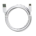 PremiumCord kabel USB-C - USB-A, 1m, biały