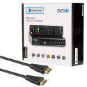 Tuner DVB-T2/C HEVC H.265 do telewizji naziemnej Cabletech + kabel HDMI