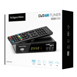 DVB-T2 H.265 HEVC tuner Kruger&Matz