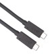 PremiumCord kabel USB4™ 40Gbps 8K@60Hz Thunderbolt 3, 0,8 m