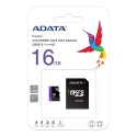 ADATA 16GB microSDHC card with adapter