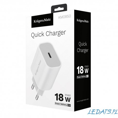 Kruger&Matz charger with Power Delivery