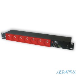 tcPDU RED - Zarządzalna listwa zasilająca z monitorem poboru energii