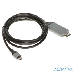 MHL HDMI - USB type C cable, 2m