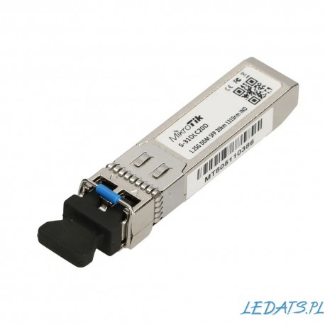 MikroTik wkładka SFP S-31DLC20D Dual, 1.25Gbps, SM LC, 1310nm