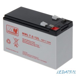 MW Power MWL 7,2-12L (7,2Ah 12V) battery