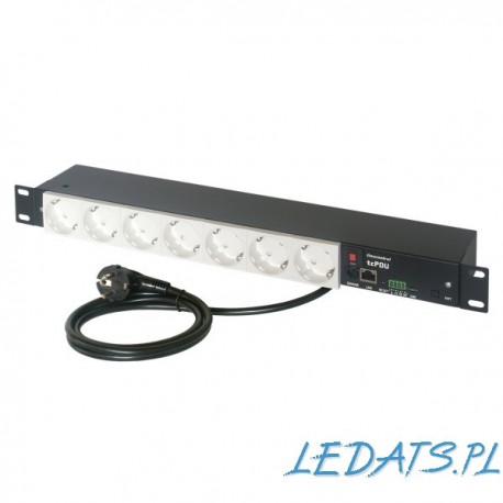 tcPDU SCHUKO - Managed Power Distribution Unit with energy consumption monitoring