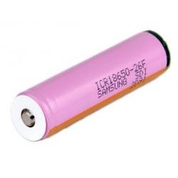 Battery Li-Ion 18650 3.7V 2600mAh PCM