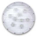 LED pool bulb PAR56 9W, ABS, 9x 1W, 12 V AC / 24 V DC