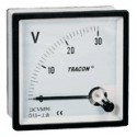 Analogue DC voltmeter, panel mount 48×48mm, 600V DC