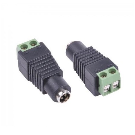 DC Power Jack Connector Plug 2.1 / 5.5 mm female