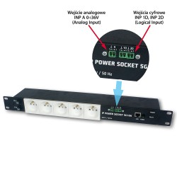 Zarządzalna listwa zasilająca IP Power Socket 5G10A V2 PRO