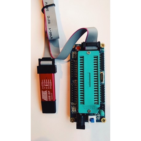 USB asp programmer + IDC tape + DIL