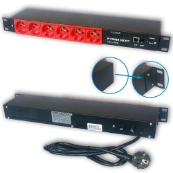 IP Power Socket 6G10A V2 RED SOCKET