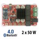 TDA7492P 25W+25W Wireless Bluetooth Audio Receiver Amplifier Board with AUX