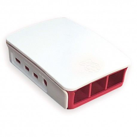 Obudowa Raspberry Pi4 - biało-czerwona