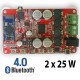TDA7492P 25W+25W Wireless Bluetooth Audio Receiver Amplifier Board with AUX