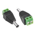 DC Power Jack Connector Plug 2.1/5.5 Male Gniado CD