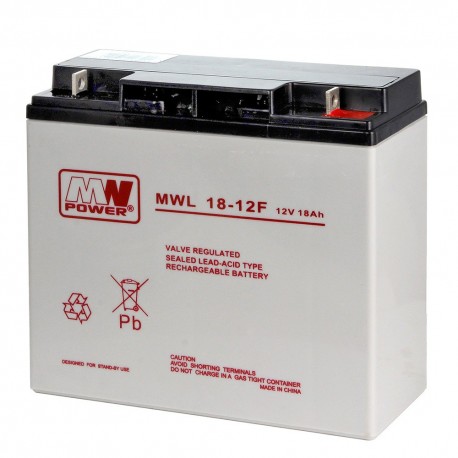 Akumulator MW Power MWL 18-12F (18Ah 12V)