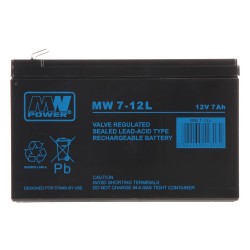 MW Power MW 7,2-12L (7Ah 12V) battery