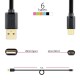 AXAGON kabel MicroUSB - USB-A, czarny, 1 m