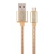 Gembird kabel USB - USB-C, złoty, 1,8 m