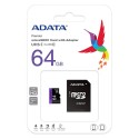 Karta ADATA 64GB microSDXC z adapterem