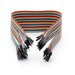 Set male-female connection cables 30 cm, 40 pieces