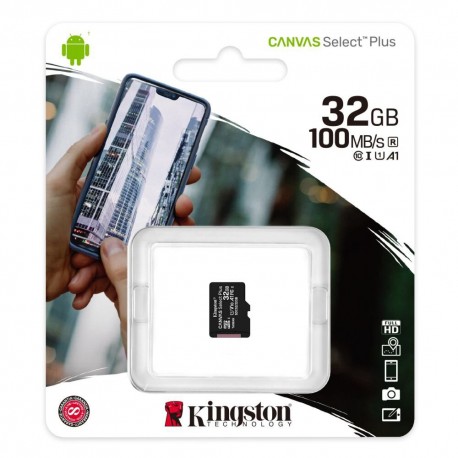 Karta 32GB microSD Kingston Canvas Select Plus 100MB/s, A1