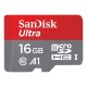 Karta 16GB SanDisk MicroSDHC Ultra z adapterem